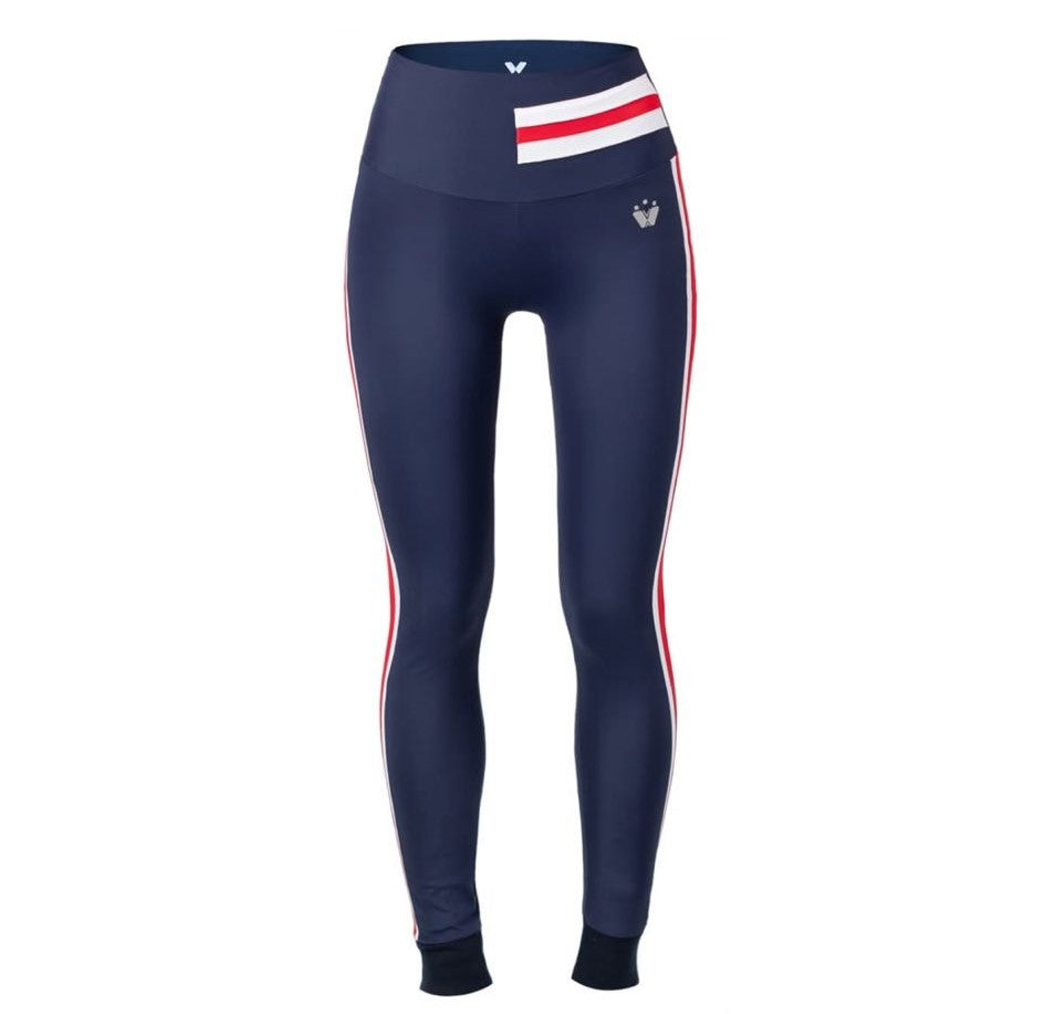 LEGGING AZUL, BLANCO Y ROJO