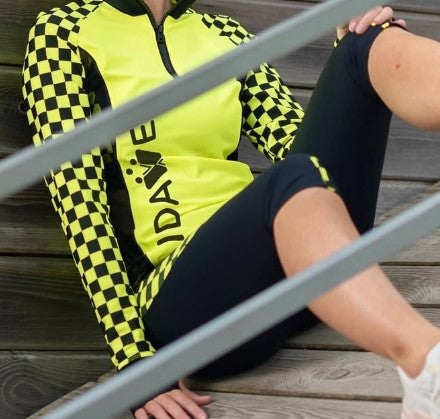 LEGGING 3/4 NEGRO Y VERDE