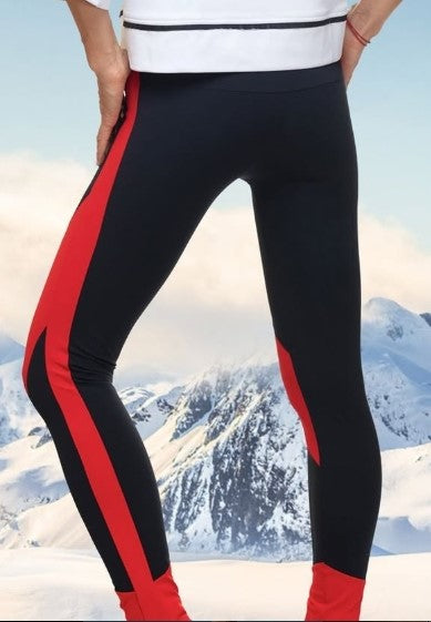 LEGGING NEGRO Y ROJO JAPAN LETRA ROJA
