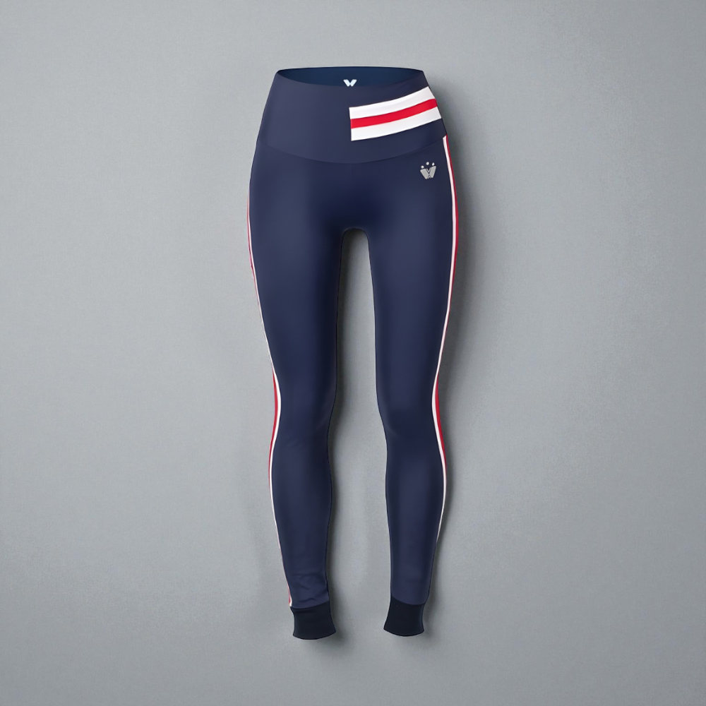 LEGGING AZUL, BLANCO Y ROJO