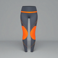 LEGGING GRIS Y NARANJA
