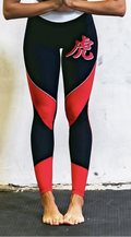 LEGGING NEGRO Y ROJO JAPAN LETRA ROJA